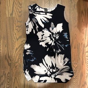 Clara Sun Woo Black and White Floral Tank Top